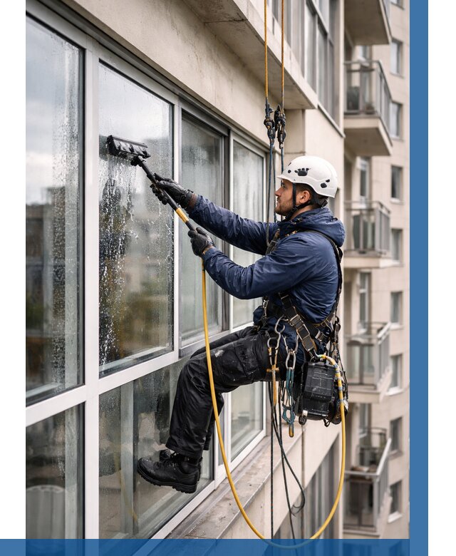 Мойка балконного остекления в Сосновом Боре от 3555 р. | ВЫСОТНИК-Снб