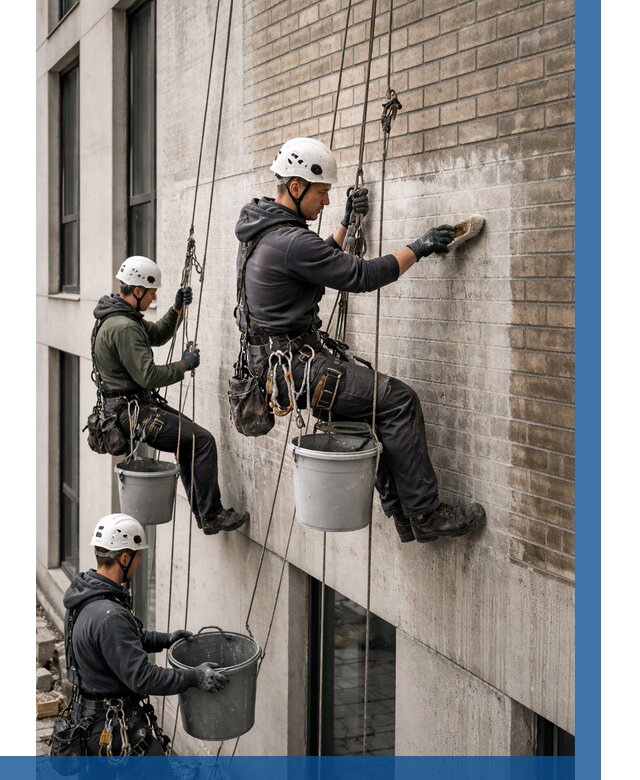 Удаление высолов с фасада в Сосновом Боре от 254 р. | ВЫСОТНИК-Снб