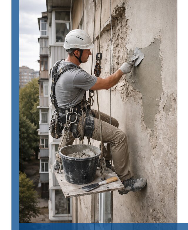 Восстановление фасадной штукатурки в Сосновом Боре с гарантией качества