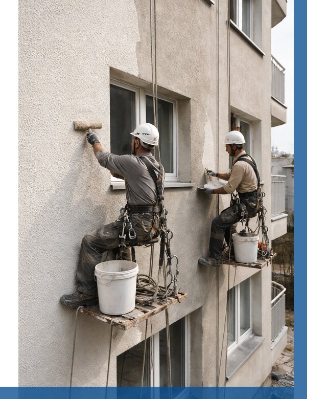 Нанесение короеда на фасад в Сосновом Боре от 457 р. | ВЫСОТНИК-Снб