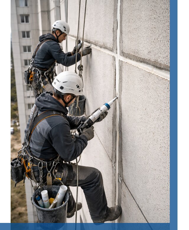 Герметизация межпанельных швов в Сосновом Боре от 711 р. | ВЫСОТНИК-Снб