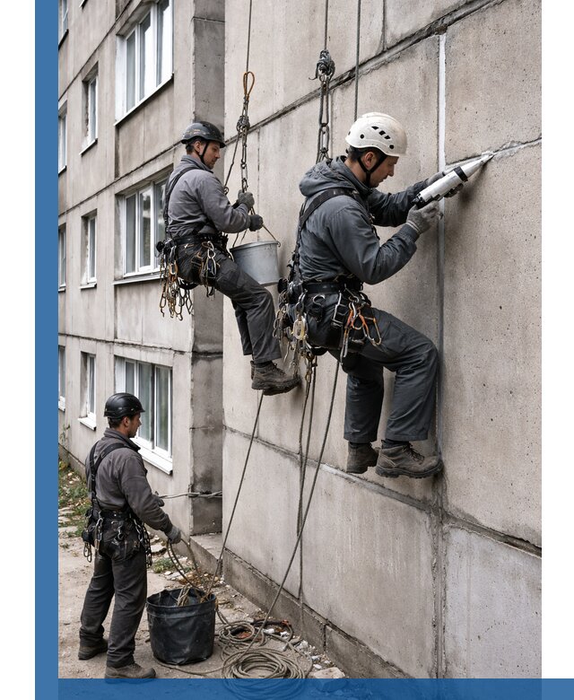Герметизация межпанельных швов в Сосновом Боре с гарантией герметичности
