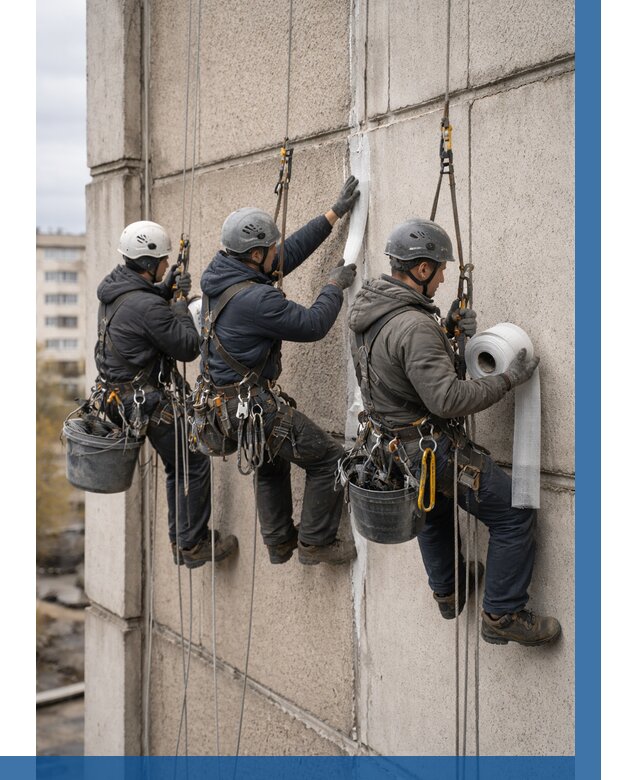 Ремонт межпанельных швов в Сосновом Боре от 762 р. | ВЫСОТНИК-Снб