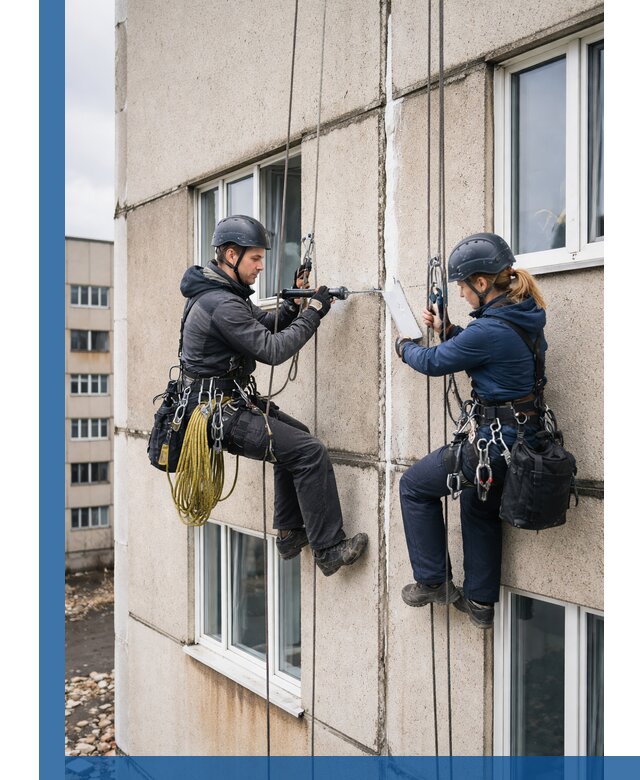 Герметизация межпанельных швов тёплым швом в Сосновом Боре