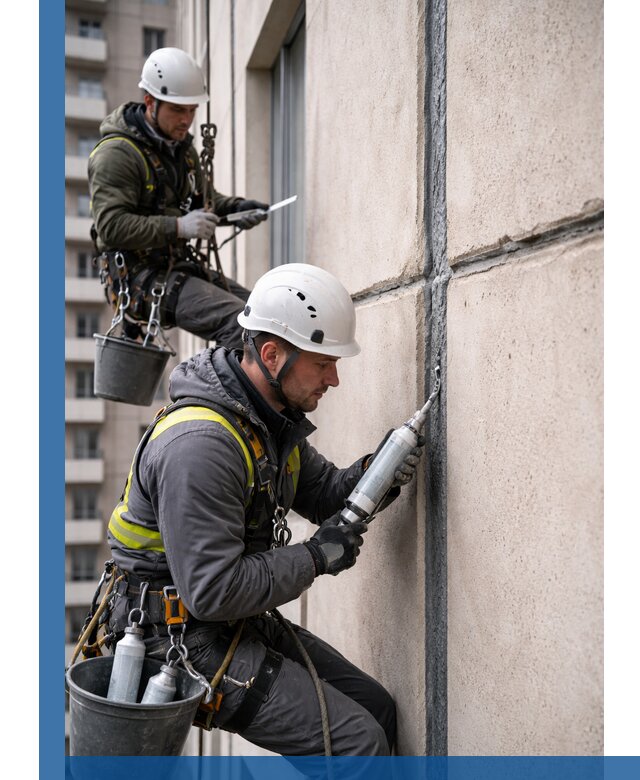 Герметизация деформационных швов фасада в Сосновом Боре качественно