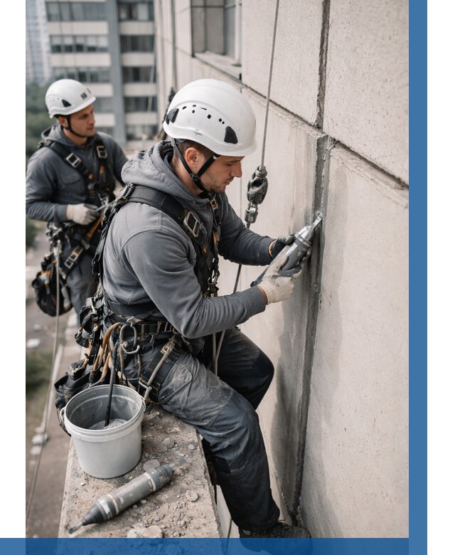 Ремонт деформационных швов здания в Сосновом Боре от 1016 р. | ВЫСОТНИК-Снб