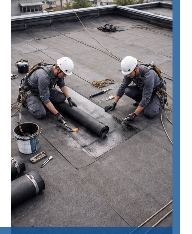 Ремонт мягкой кровли под ключ в Сосновом Боре от 711 р. | ВЫСОТНИК-Снб