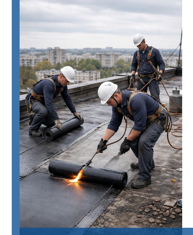 Ремонт наплавляемой кровли в Сосновом Боре качественно и надежно
