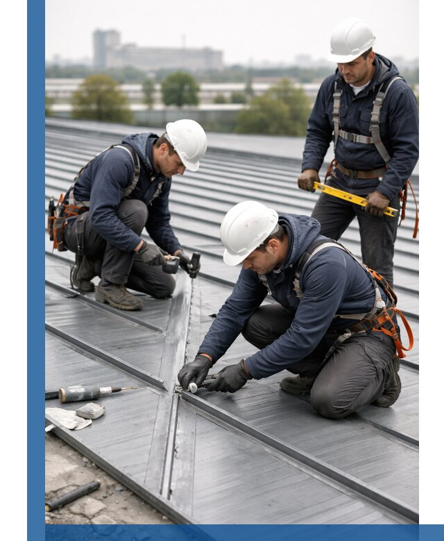 Ремонт фальцевой кровли в Сосновом Боре срочно и качественно