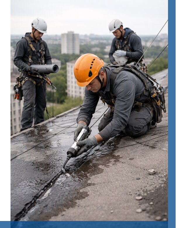 Устранение протечек кровли в Сосновом Боре от 12190 р. | ВЫСОТНИК-Снб