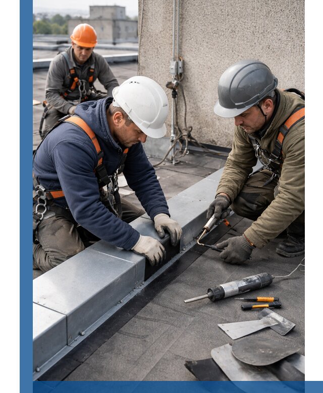 Ремонт кровельных примыканий в Сосновом Боре профессионально