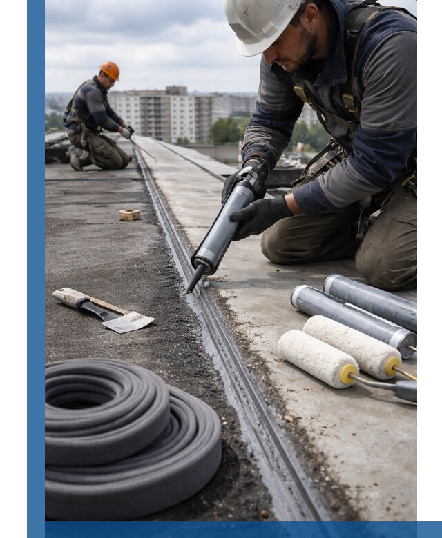 Герметизация швов кровли в Сосновом Боре с гарантией герметичности