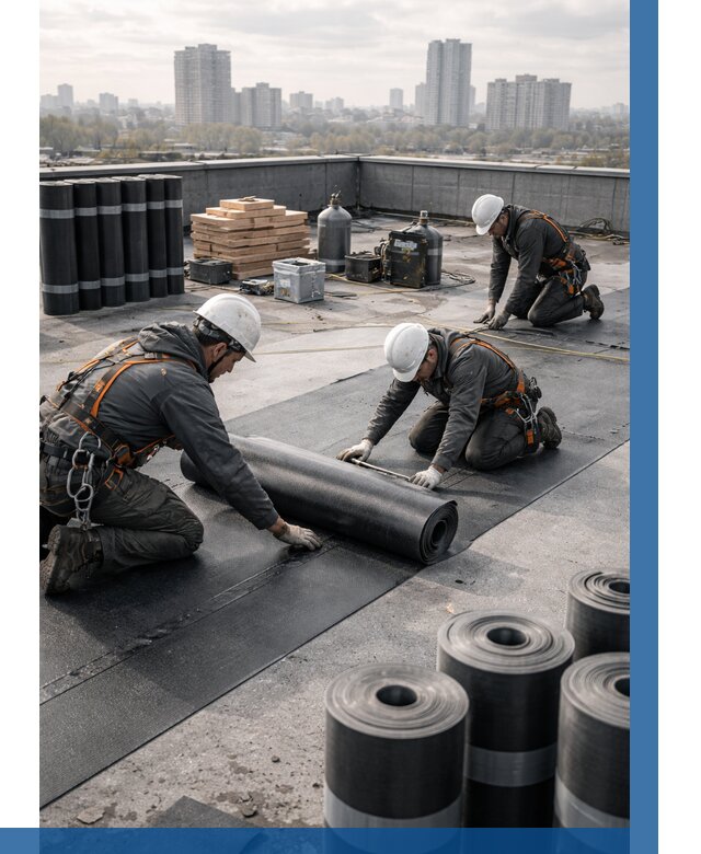 Монтаж мягкой кровли под ключ в Сосновом Боре от 457 р. | ВЫСОТНИК-Снб