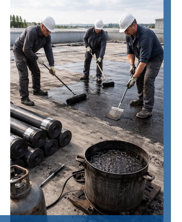 Гидроизоляция кровли мастикой в Сосновом Боре от 609 р. | ВЫСОТНИК-Снб