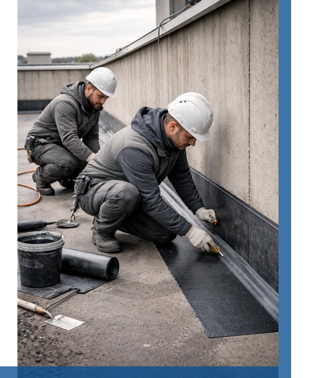 Гидроизоляция примыканий на кровле в Сосновом Боре от 914 р. | ВЫСОТНИК-Снб