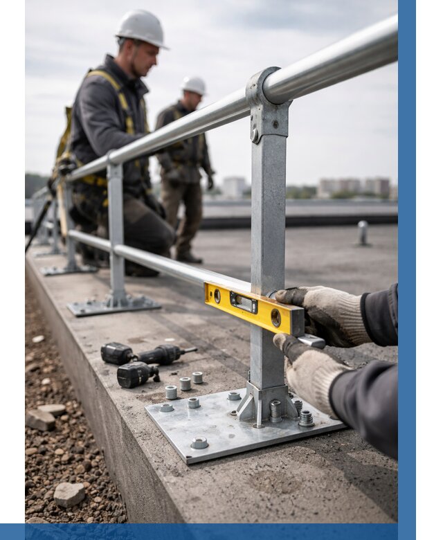 Монтаж кровельного ограждения в Сосновом Боре от 1219 р. | ВЫСОТНИК-Снб