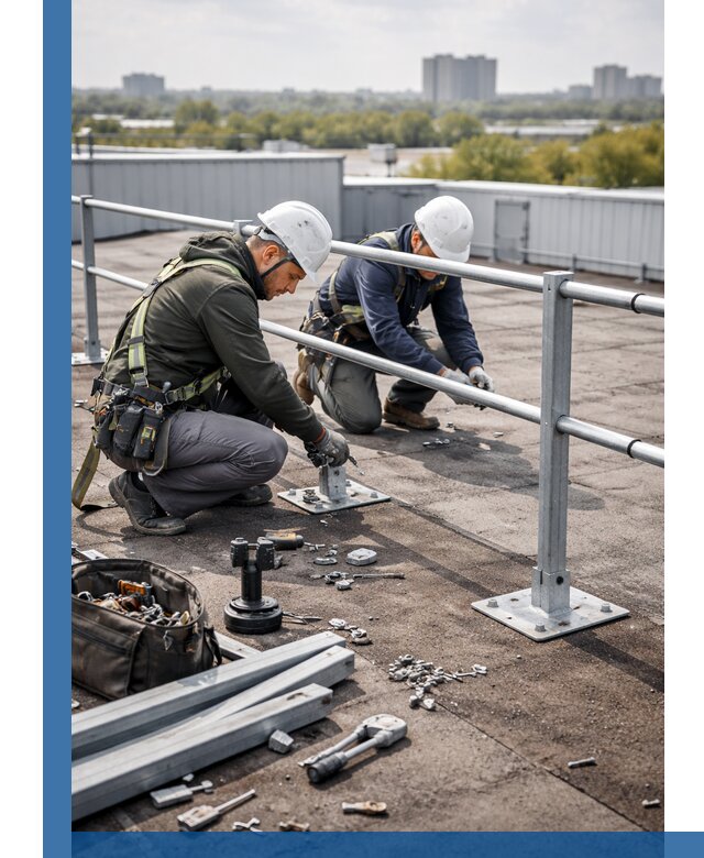 Монтаж кровельного ограждения в Сосновом Боре под ключ с гарантией