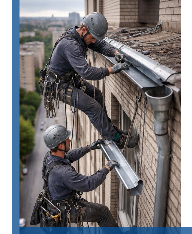 Ремонт водосточных желобов в Сосновом Боре, быстро и качественно