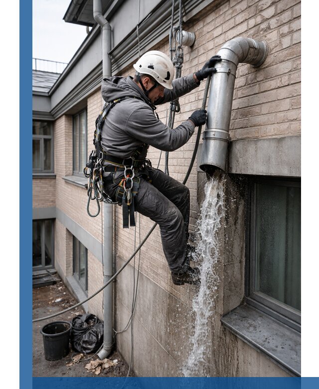 Профессиональная прочистка водосточных труб в Сосновом Боре с гарантией