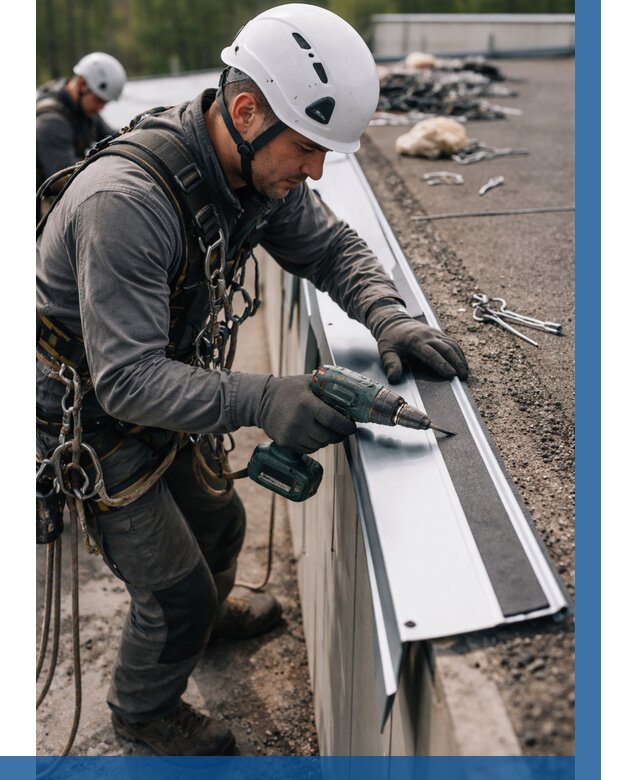 Монтаж капельника на кровле в Сосновом Боре от 305 р. | ВЫСОТНИК-Снб