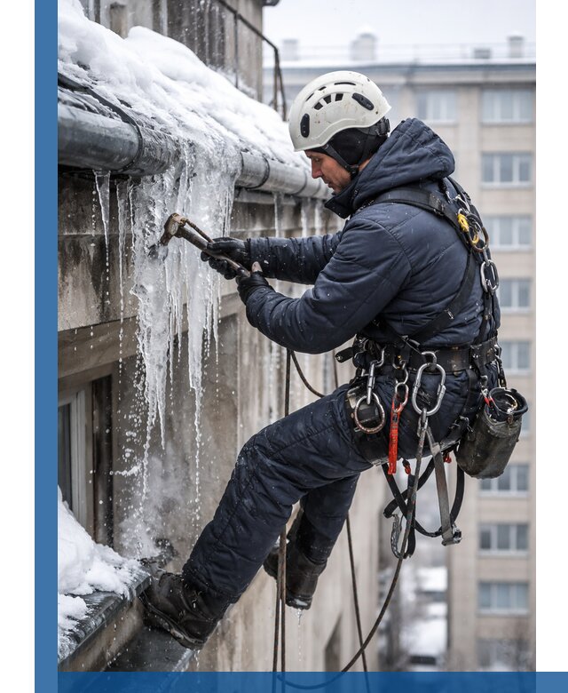 Удаление наледи и чистка водостоков в Сосновом Боре оперативно и безопасно