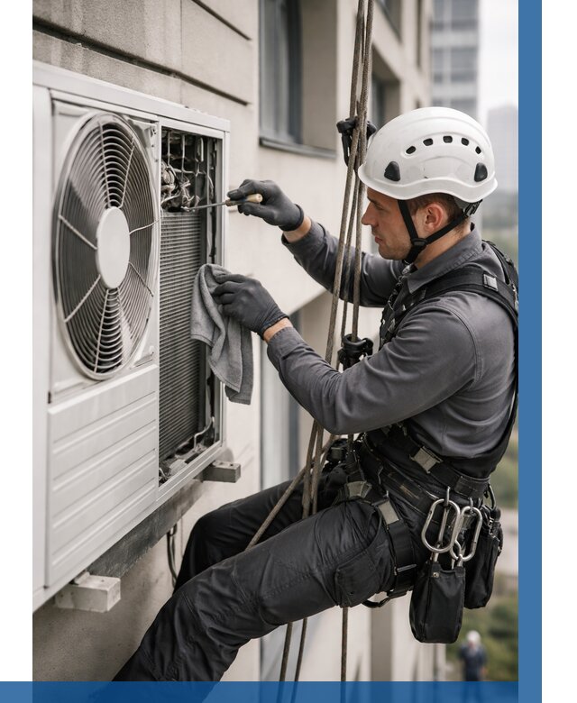 Обслуживание внешнего блока кондиционера в Сосновом Боре от 2743 р.ВЫСОТНИК-Снб