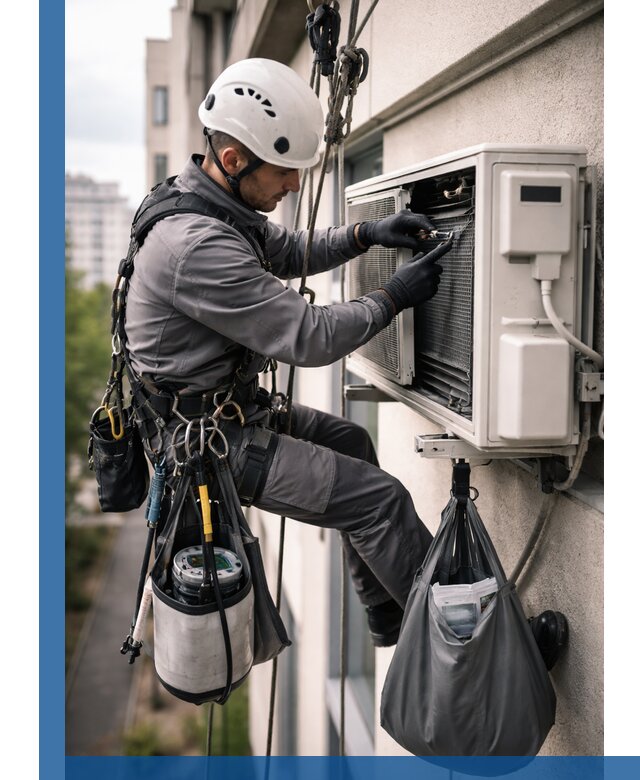 Обслуживание внешнего блока кондиционера в Сосновом Боре профессионально