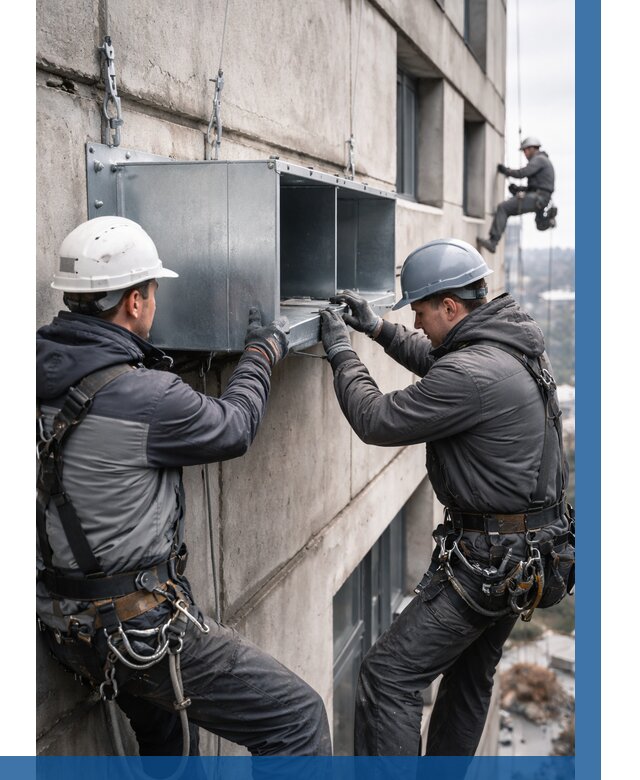 Монтаж вентиляционных коробов в Сосновом Боре от 3047 р. | ВЫСОТНИК-Снб