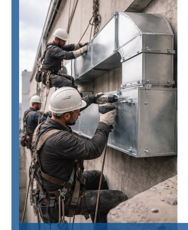 Профессиональный монтаж вентиляционных коробов в Сосновом Боре под ключ