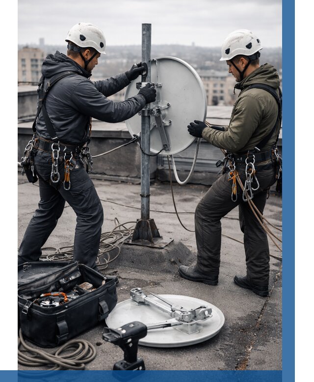 Демонтаж антенн на крыше в Сосновом Боре от 4571 р. | ВЫСОТНИК-Снб