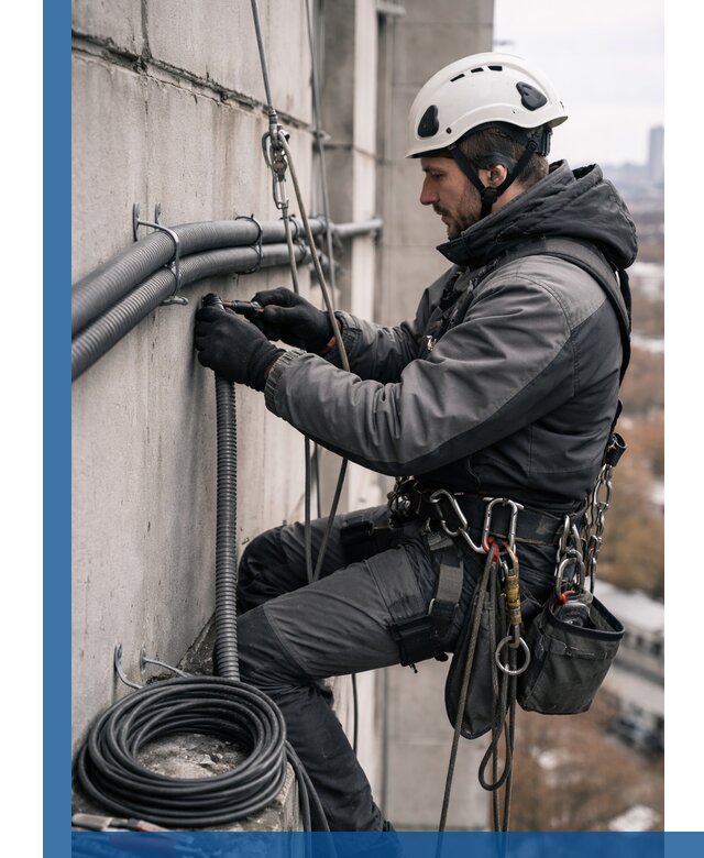 Профессиональный монтаж гофры для кабеля в Сосновом Боре с гарантией