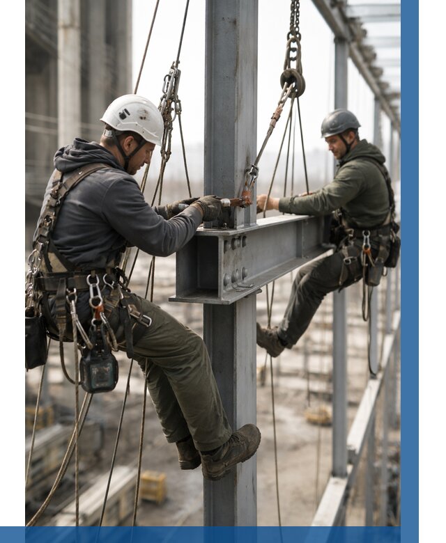 Монтаж металлоконструкций на высоте в Сосновом Боре от 3555 р. | ВЫСОТНИК-Снб