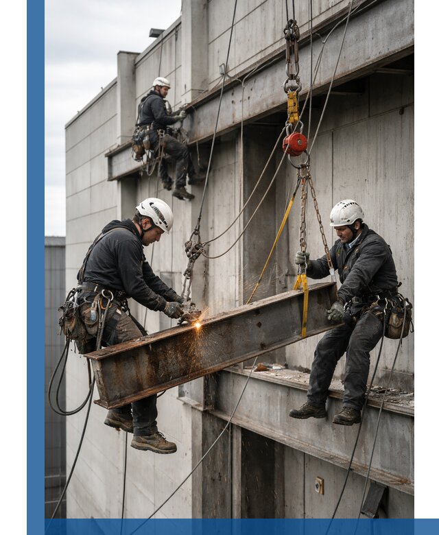 Демонтаж металлоконструкций на высоте в Сосновом Боре под ключ