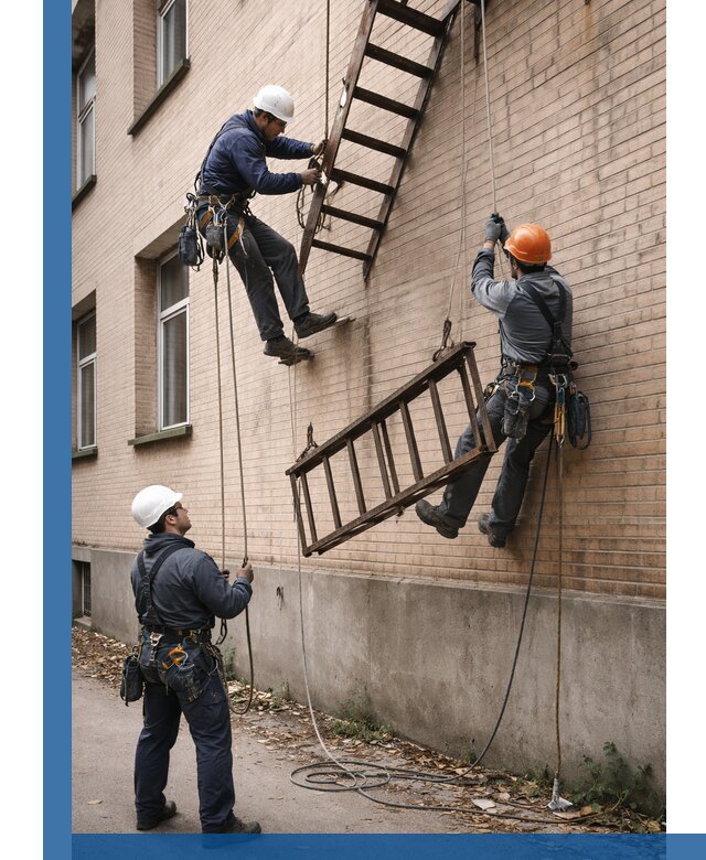Демонтаж пожарной лестницы в Сосновом Боре быстро и безопасно