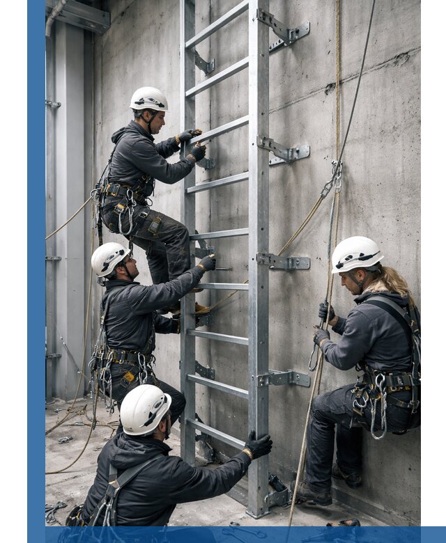 Монтаж металлических лестниц в Сосновом Боре под ключ со гарантией