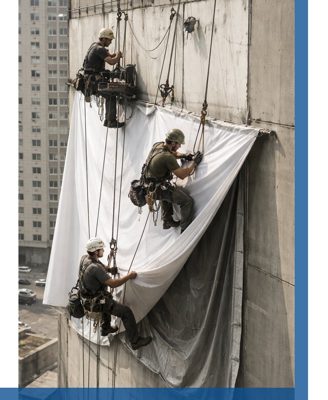 Замена баннерного полотна в Сосновом Боре от 6603 р. | ВЫСОТНИК-Снб—заказать