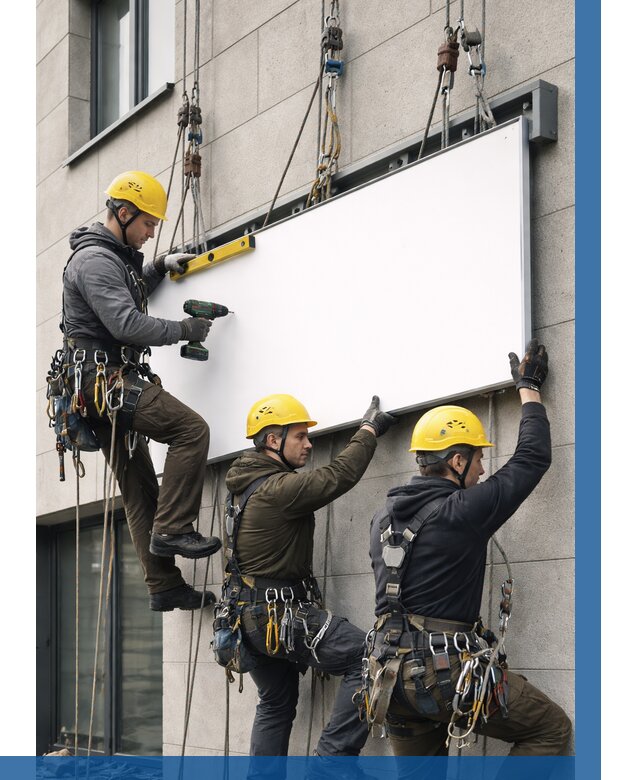 Монтаж рекламной вывески в Сосновом Боре от 8126 р. | ВЫСОТНИК-Снб