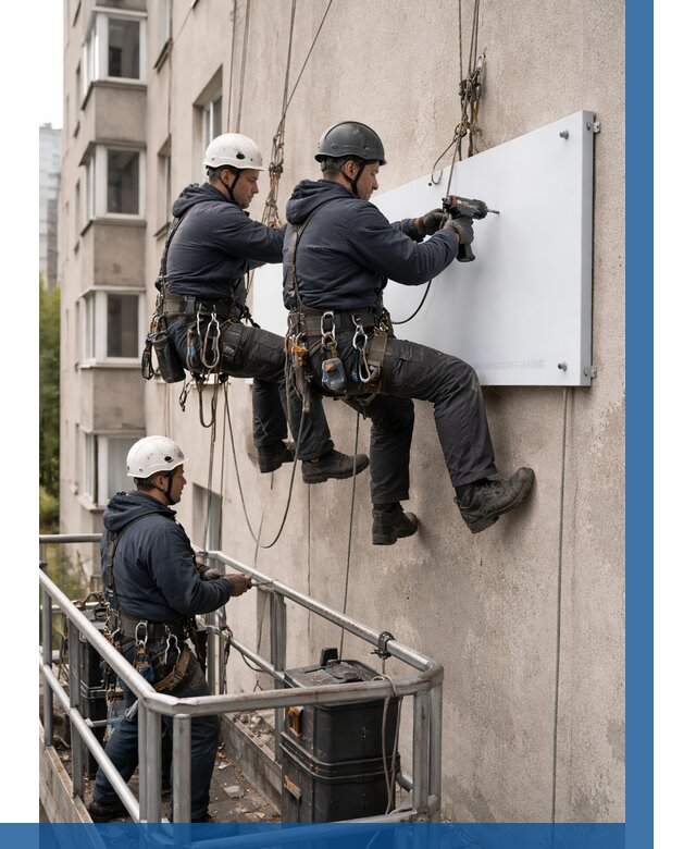 Монтаж табличек и указателей в Сосновом Боре от 3555 р. | ВЫСОТНИК-Снб