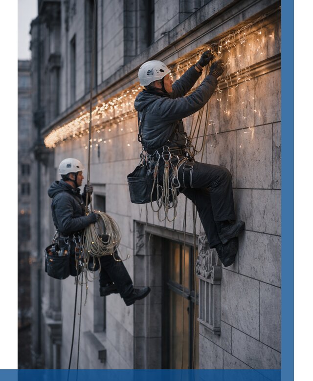 Монтаж новогодней иллюминации в Сосновом Боре от 8634 р. | ВЫСОТНИК-Снб