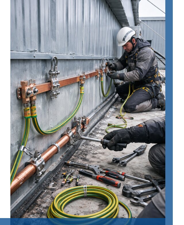 Монтаж заземления здания в Сосновом Боре от 25395 р. | ВЫСОТНИК-Снб