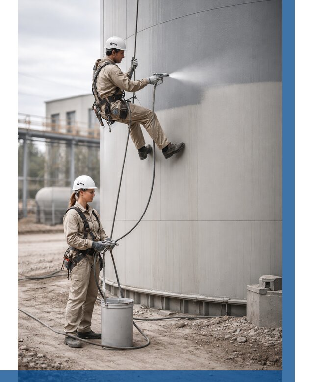 Покраска резервуаров в Сосновом Боре от 1219 р. | ВЫСОТНИК-Снб — заказать