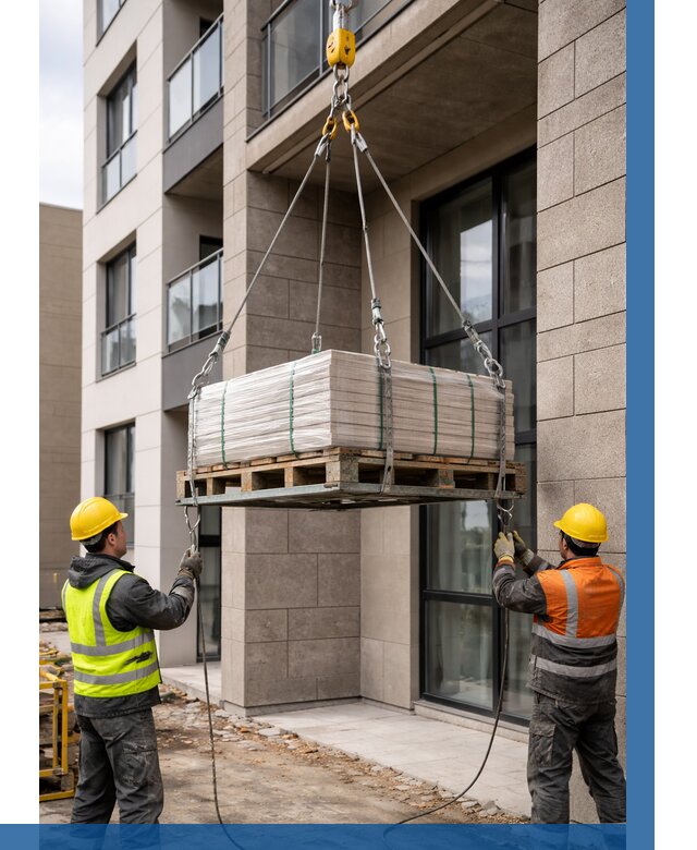 Подъем керамогранита на этаж в Сосновом Боре от 3555 р. | ВЫСОТНИК-Снб