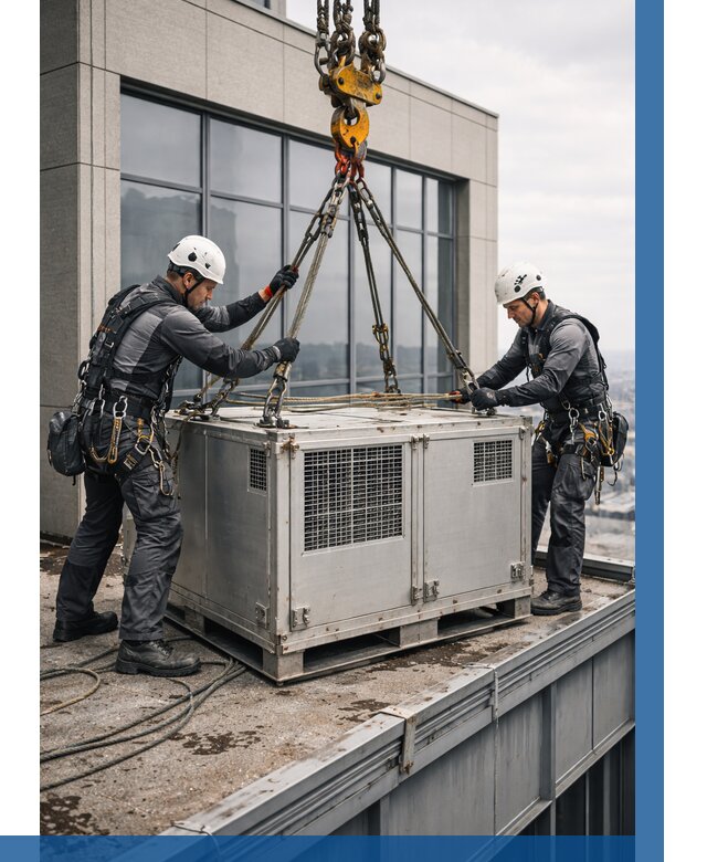 Такелажные работы на высоте в Сосновом Боре от 8126 р. | ВЫСОТНИК-Снб