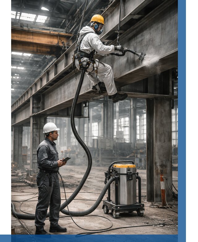 Обеспыливание конструкций в цехе в Сосновом Боре от 4266 р. | ВЫСОТНИК-Снб