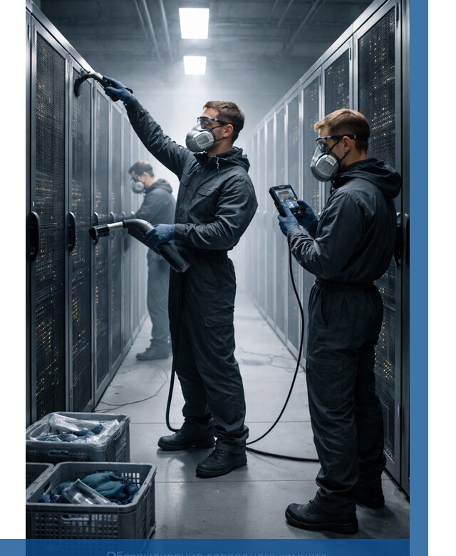 Обеспыливание серверной комнаты в Сосновом Боре от 4571 р. | ВЫСОТНИК-Снб