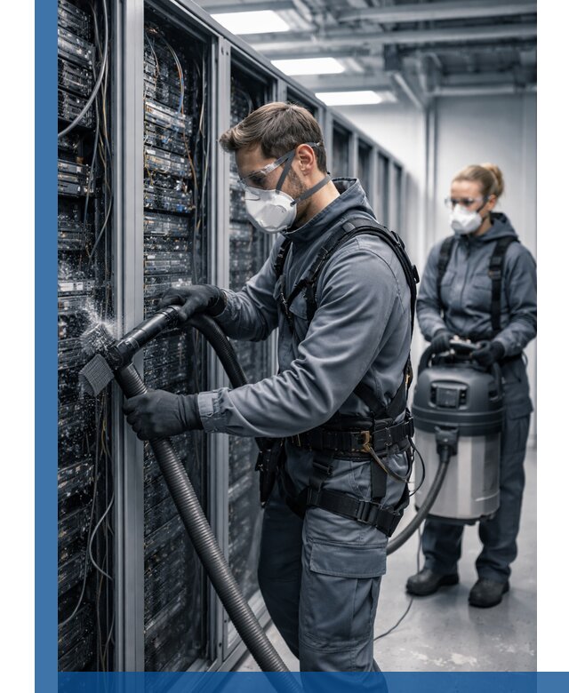 Обеспыливание серверной комнаты в Сосновом Боре, профессиональная очистка