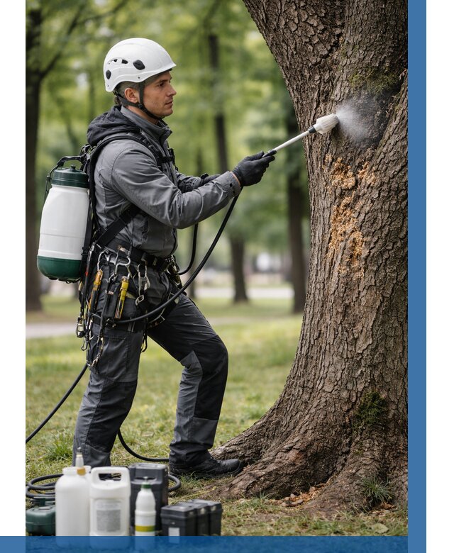 Обработка деревьев от вредителей в Сосновом Боре от 4571 р. | ВЫСОТНИК-Снб