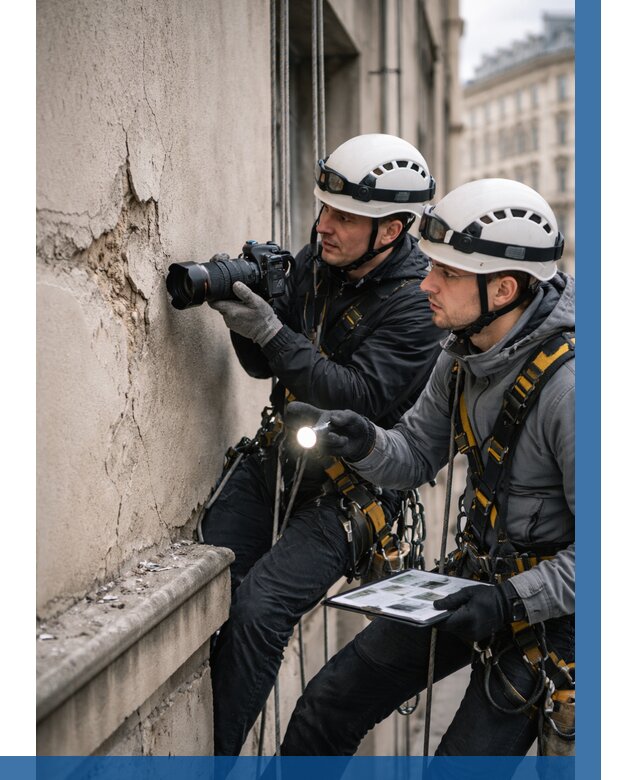 Фотофиксация дефектов фасада в Сосновом Боре от 4571 р. | ВЫСОТНИК-Снб