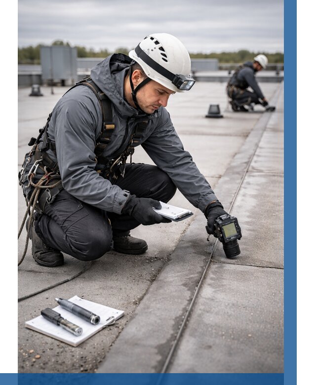 Обследование кровли на протечки в Сосновом Боре от 4571 р. | ВЫСОТНИК-Снб