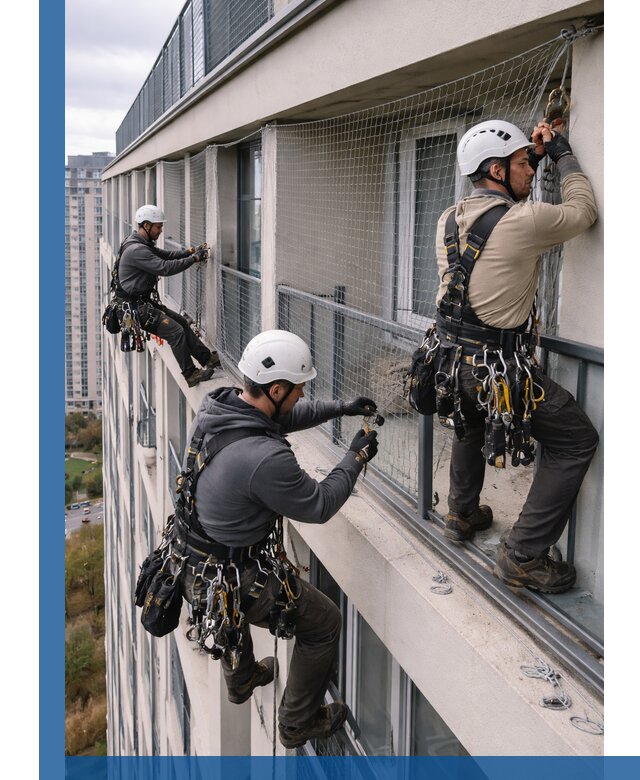 Профессиональный монтаж защитной сетки от птиц в Сосновом Боре